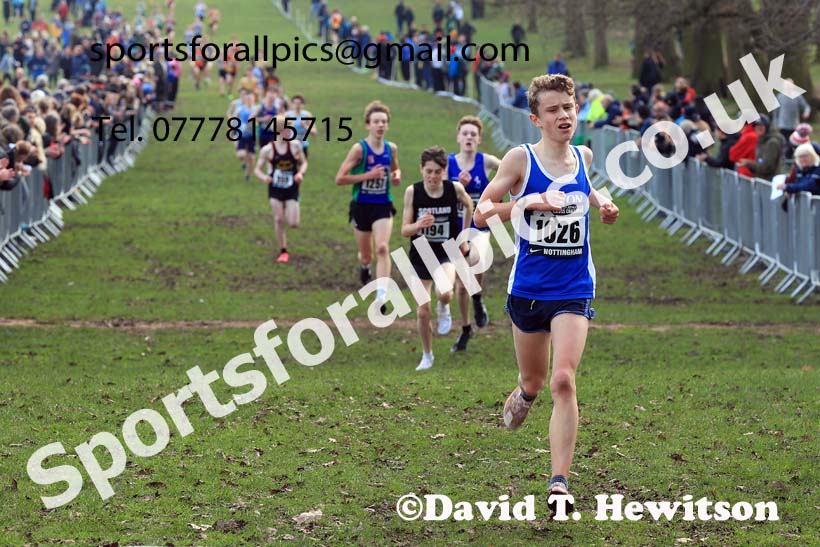 Boys Under-15s, 2024 CAU Inter Counties Cross Country Champs., Wollaton Park, Nottingham. Photo: David T. Hewitson/Sports for All Pics